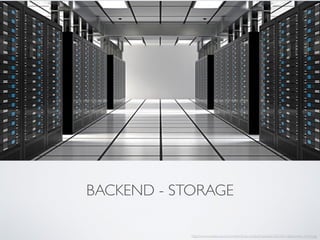 BACKEND - STORAGE
http://www.xzbackup.com/content/wp-content/uploads/2016/01/datacenter_triinti.jpg
 