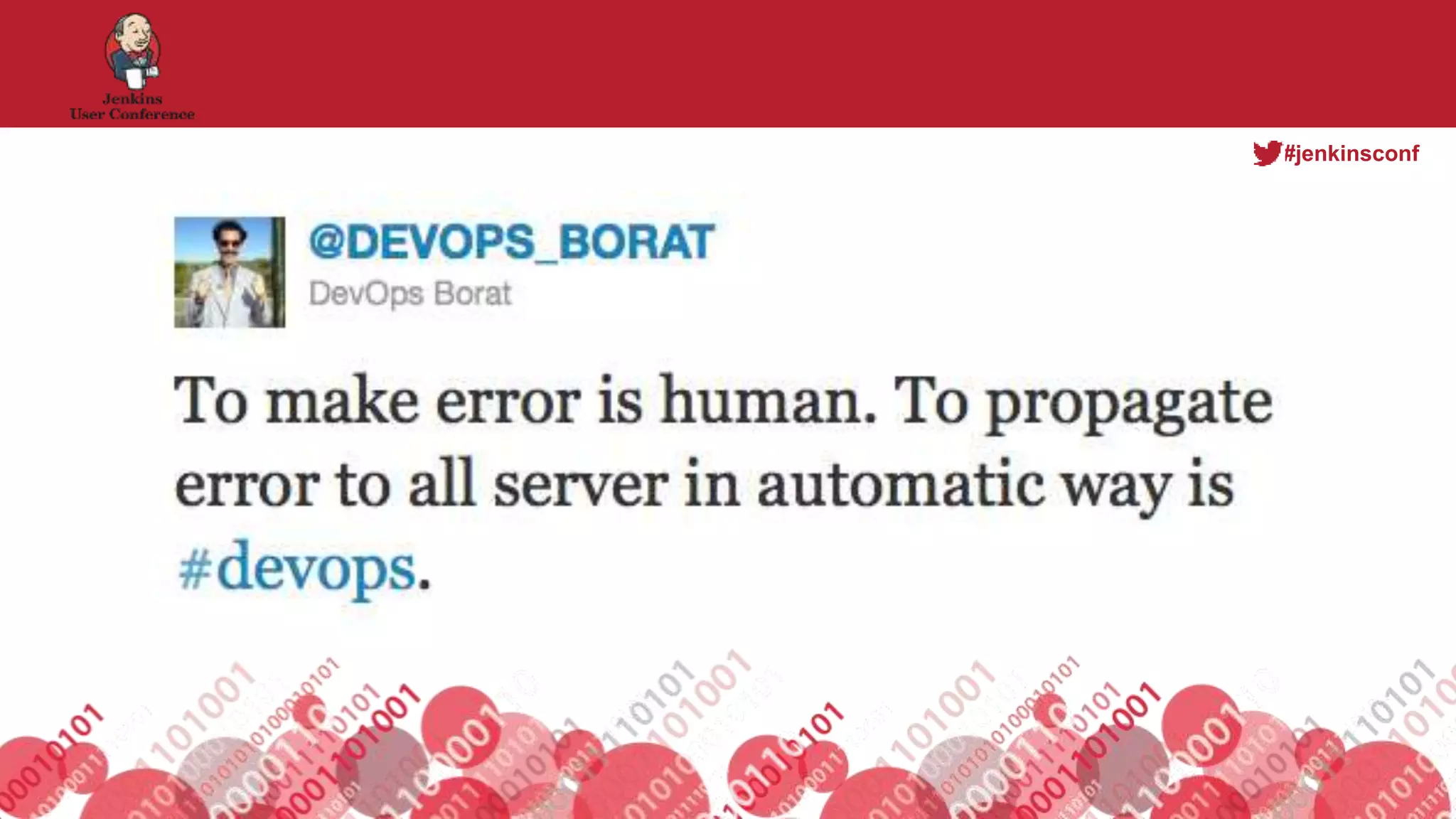 #jenkinsconf
 