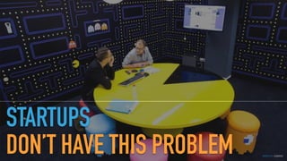 GOTHELF.CO / @JBOOGIE
STARTUPS
DON’T HAVE THIS PROBLEM
 