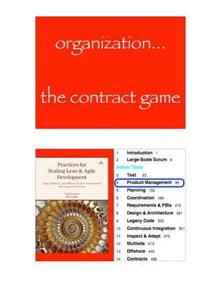 organization...


the contract game
        29




        30
 