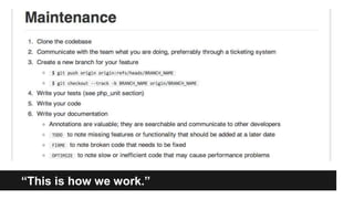 “This is how we work.”
 