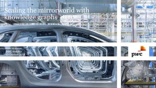 Alan Morrison
SWC Webinar
23 October 2019
Scaling the mirrorworld with
knowledge graphs
 