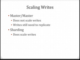 Scaling MySQL Strategies for Developers Slide 153