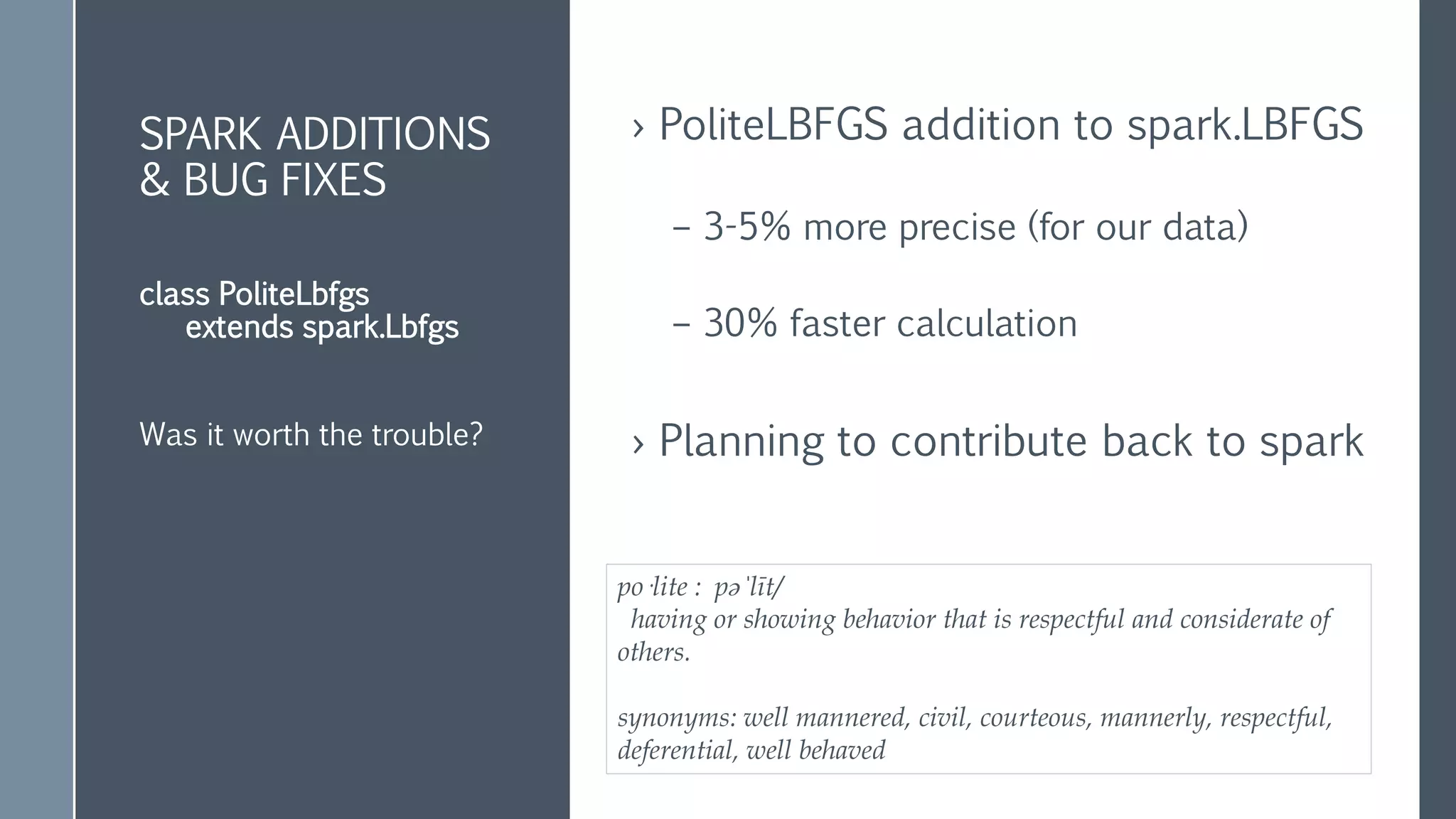 Job UI – small job
 