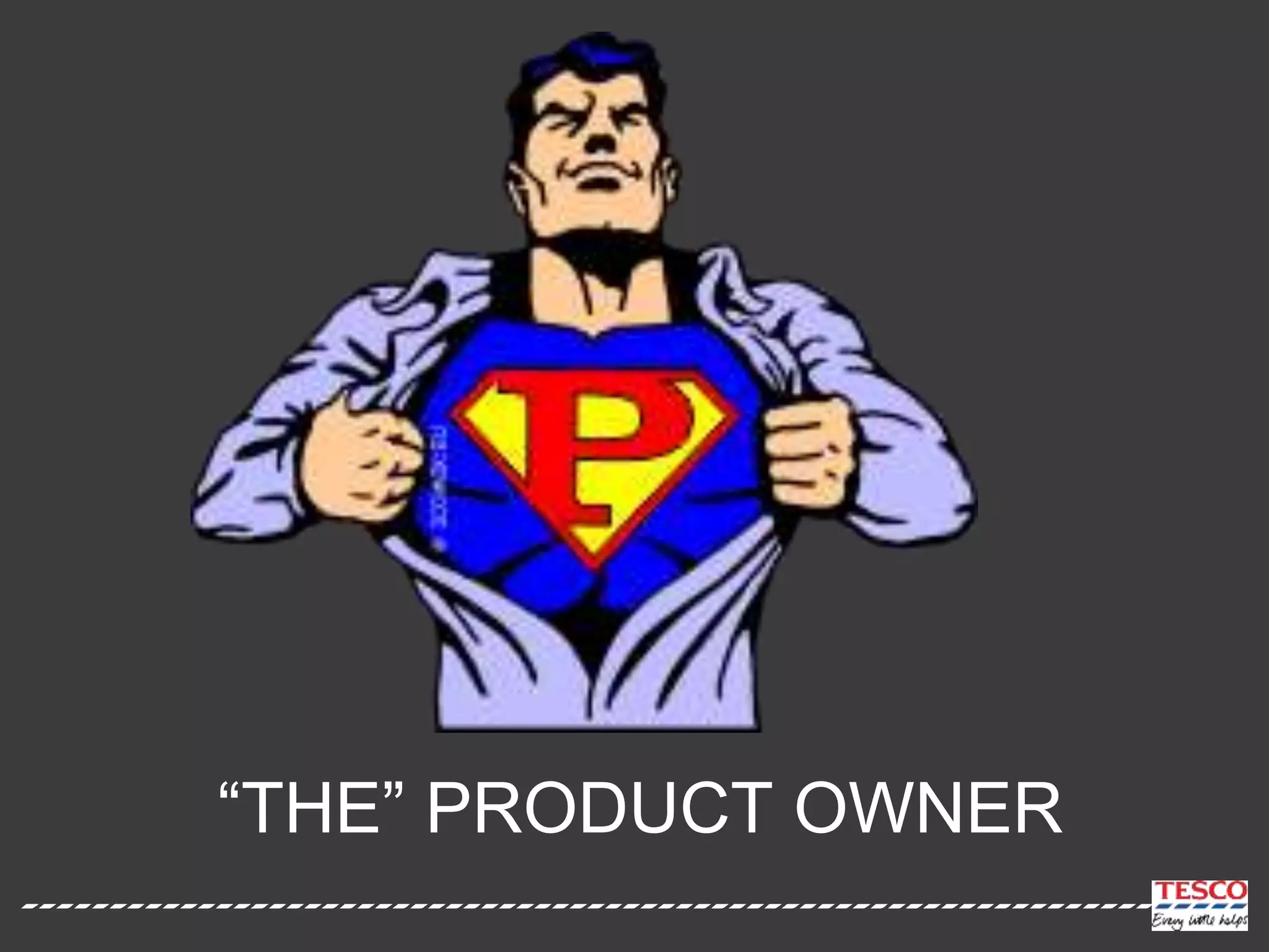 “THE” PRODUCT OWNER
 