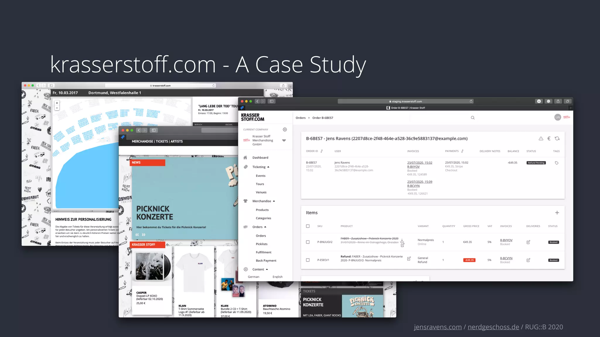 jensravens.com / nerdgeschoss.de / RUG::B 2020
krasserstoﬀ.com - A Case Study
 