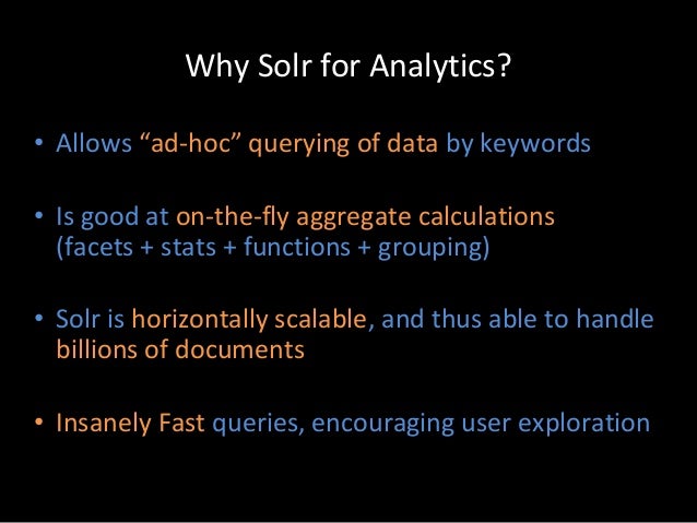 Scaling Recommendations, Semantic Search, & Data Analytics with solr