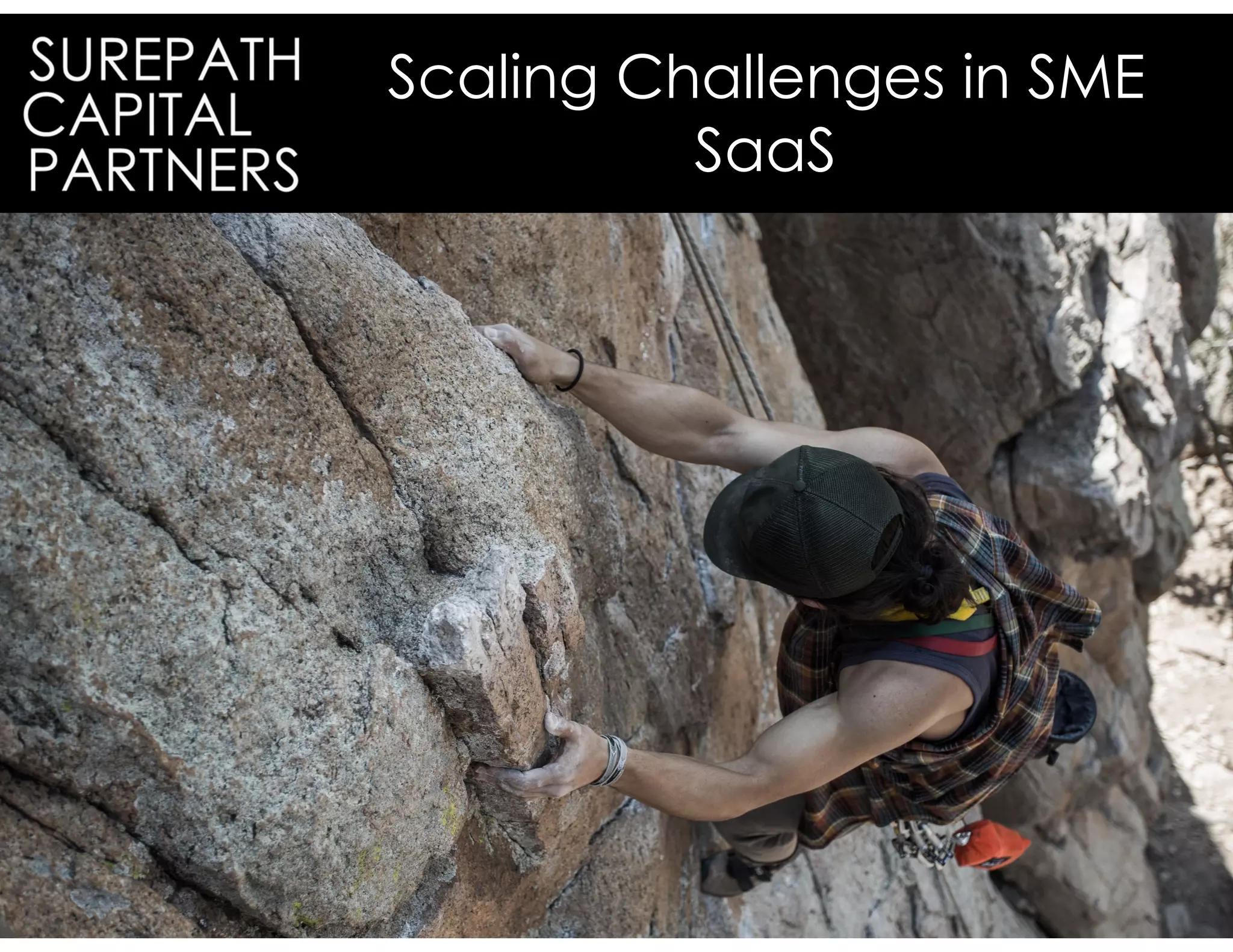 Scaling Challenges in SME
SaaS
 
