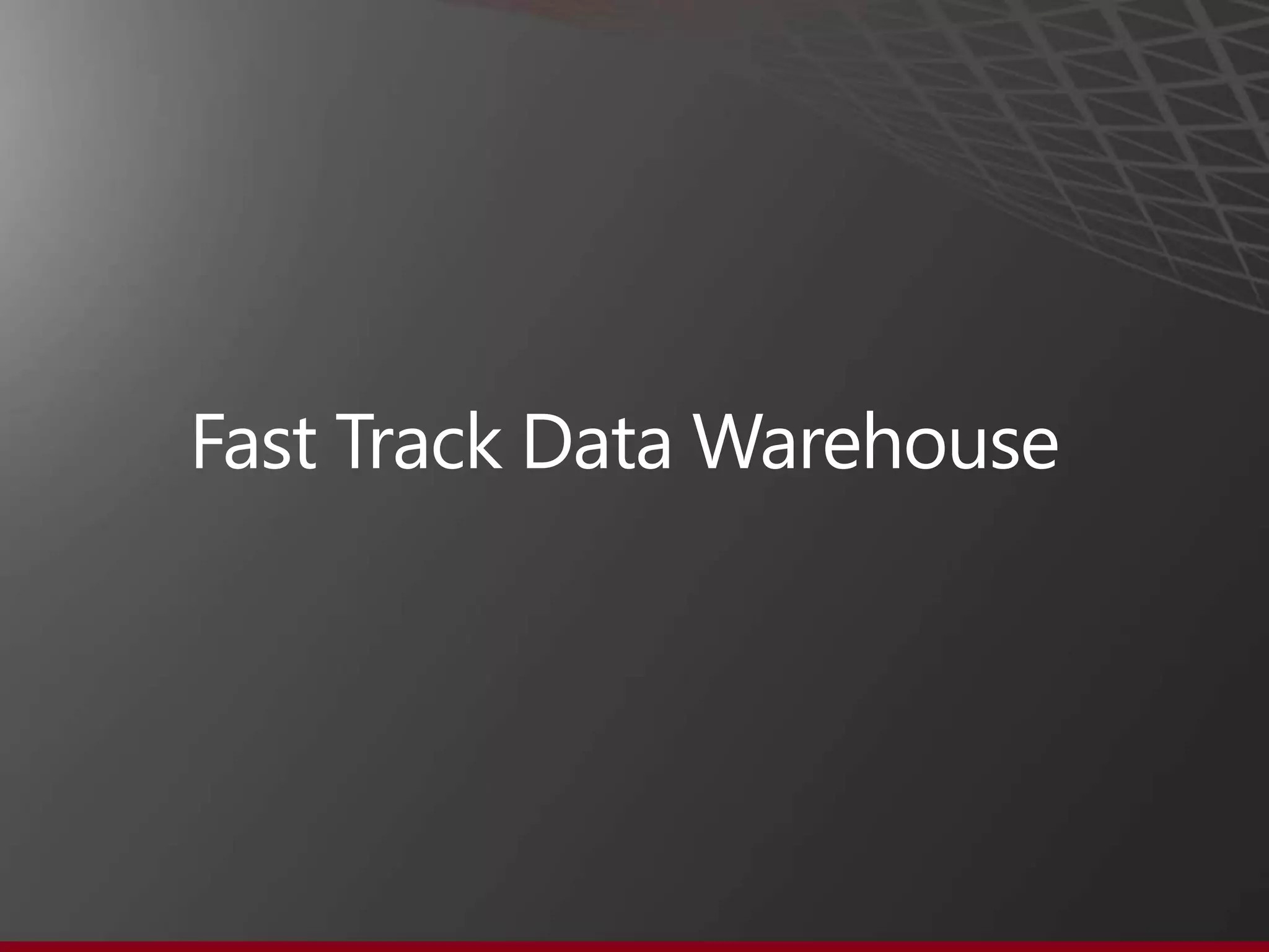 Microsoft 3 Data Warehouse offerings
                               •   DW Appliance
        SQL Server 2012        •
                               •
                                   DW Only
                                   MPP – Massive Parallel
    Parallel Data Warehouse        Processing
                               •   Scales to 6 PB


                               •   SW and HW Reference
         SQL Server 2012       •
                               •
                                   DW Only
                                   SMP – runs on 1 Server
   Fast Track Data Warehouse   •   Scales > 40TB (in best of
                                   conditions)


                               •   Customer defines HW
                               •   DW or OLTP
       SQL Server 2012         •   SMP – runs on 1 Server
                               •   Scales depending on HW, best
                                   for < 2 TB DW


                                                                  12
 