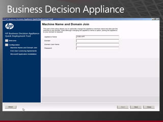 Business Decision Appliance (BDA)




                                    25
 