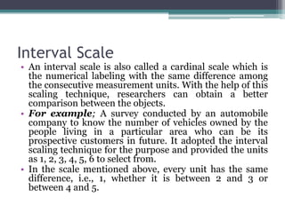 Measurement Concept/Scaling techniques | PPTX