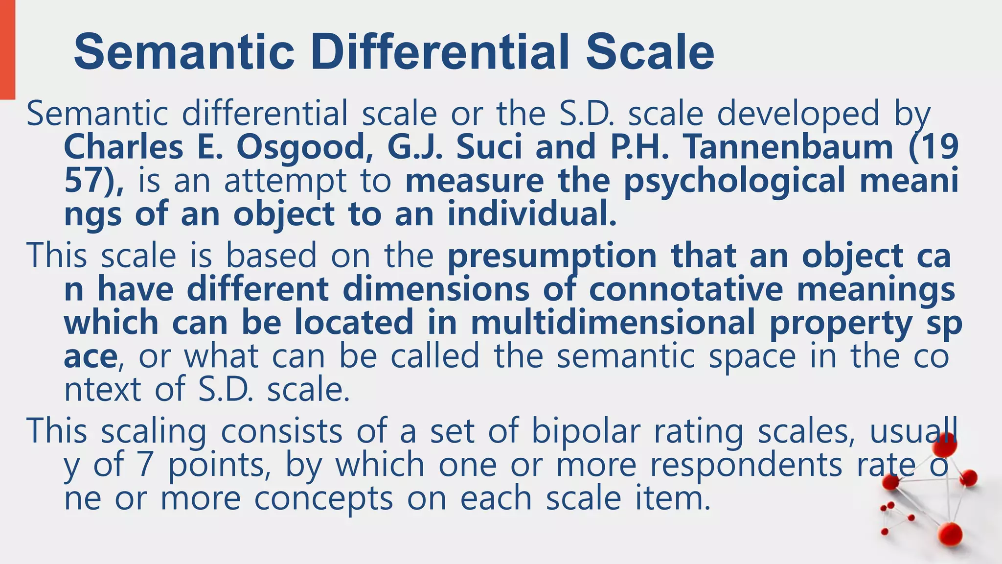 Attitude Measurement Scales - Likert‘s Scale, Semantic Differential ...