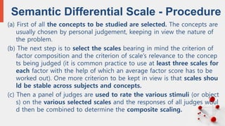 Sematic Diff Scale Attitude Measurement Scales - Likert‘s Scale, Semantic Differential ...