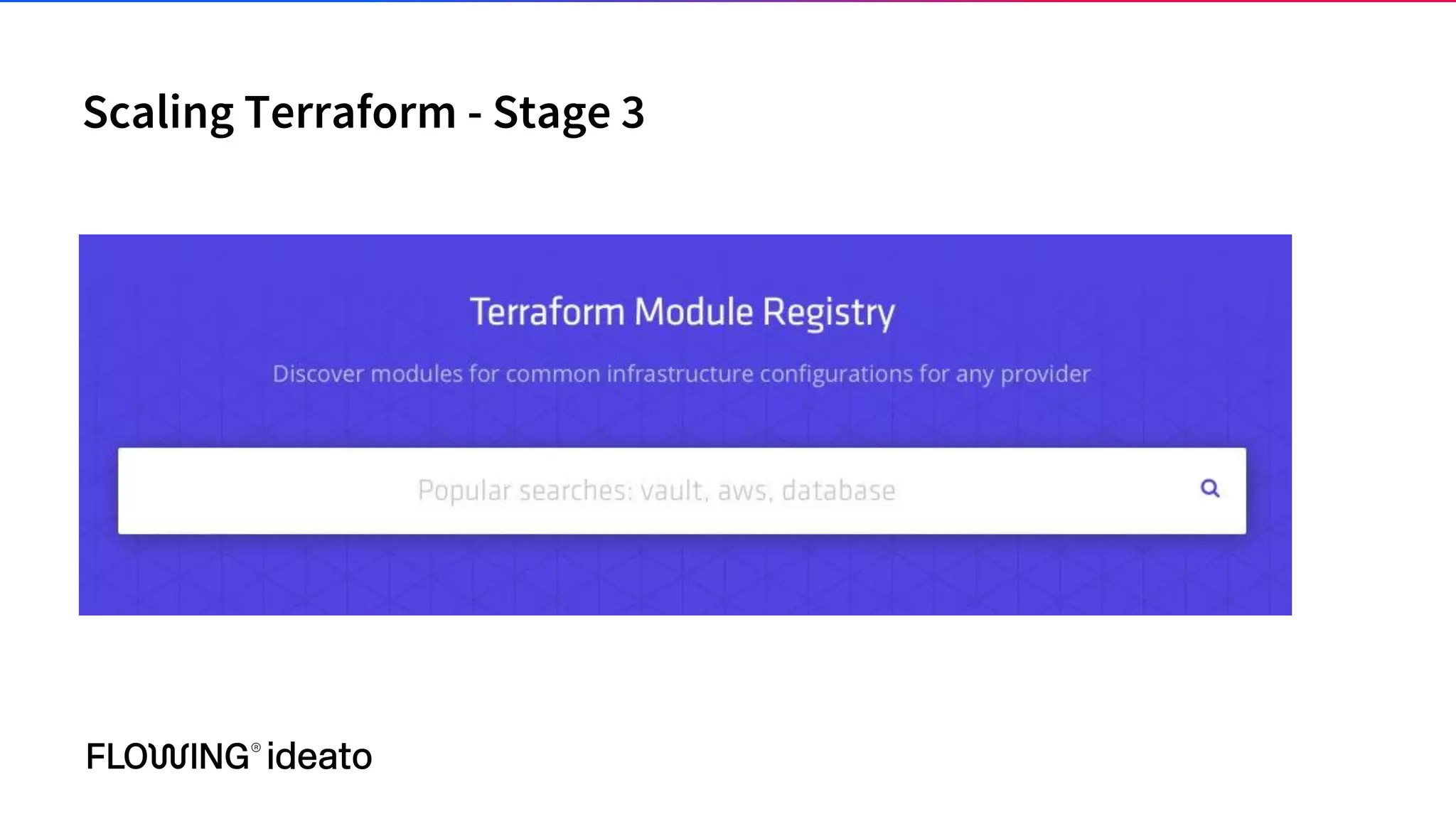 Scaling Terraform - Stage 3
 