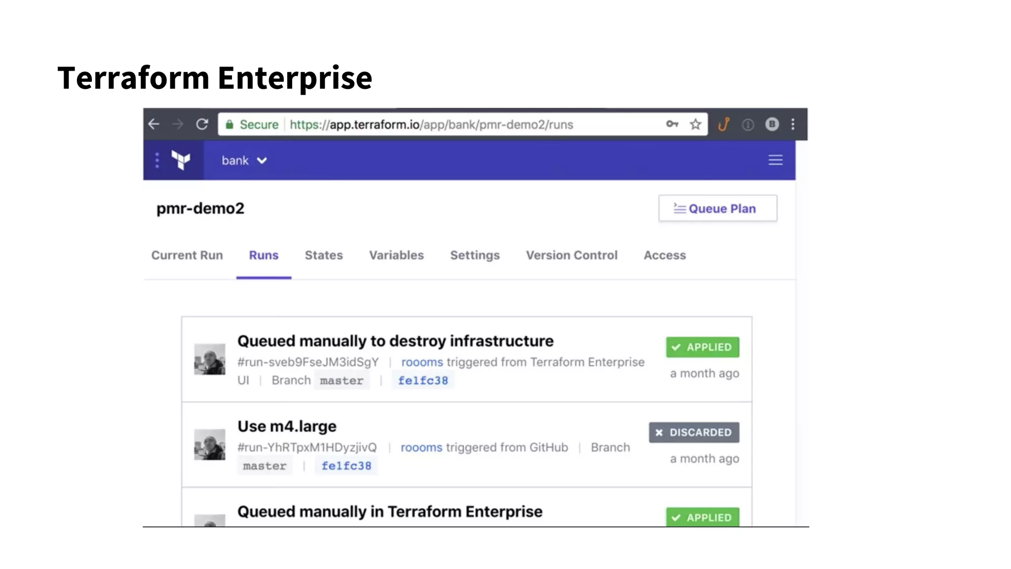 Terraform Enterprise
 