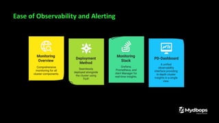 Ease of Observability and Alerting
 