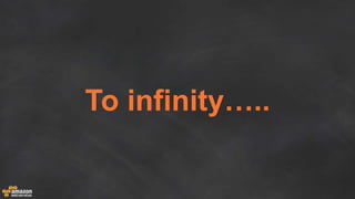 To infinity…..
 