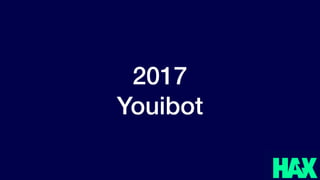 @benjaminjoffe - ben@hax.co
2017
Youibot
 
