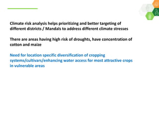 Scaling up climate smart agriculture via the Climate Smart Village Approach for Telangana State
