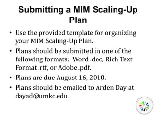 Questions?Pam WilliamsSPDG Project DirectorCoordinator of Services573-751-2965pam.williams@dese.mo.govJulia LePageDirectorEffective Practices573-751-0625julia.lepage@dese.mo.gov Martha LeaderAssistant DirectorEffective Practices(573) 751-2512martha.leader@dese.mo.gov