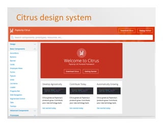 Citrus	
  design	
  system	
  
 