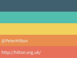 @PeterHilton 
http://hilton.org.uk/ 
