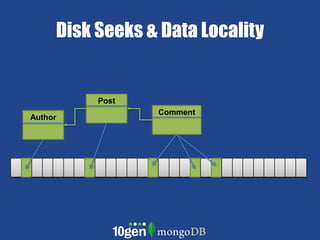Disk Seeks & Data LocalityPostCommentAuthor