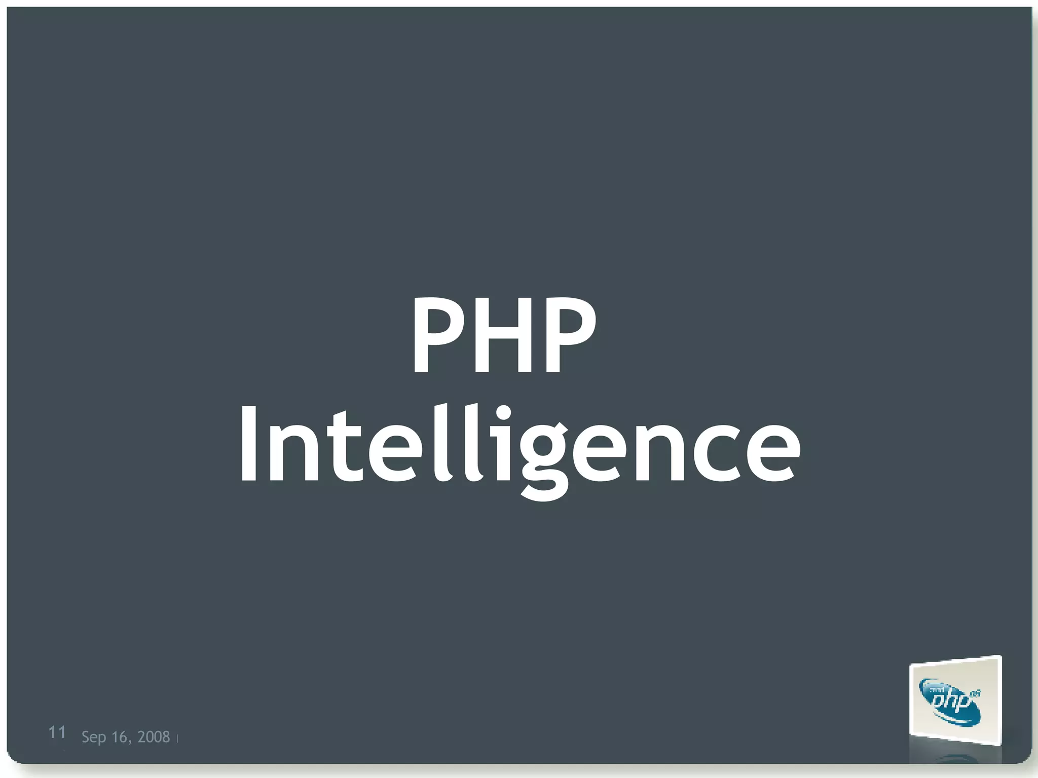 PHP Intelligence 
