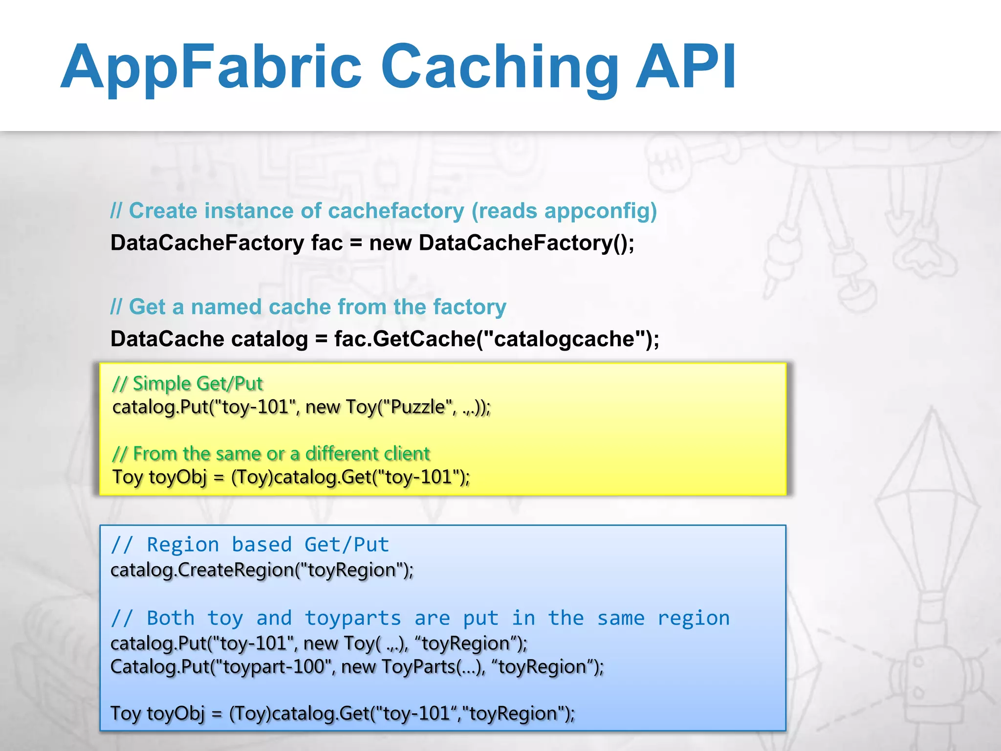 Overview and Programming AppFabric Caching