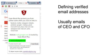 Scam Block Plus Chrome Extension Anti Phishing Scams | PPT