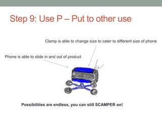 SCAMPER: An Ideation technique | PPTX