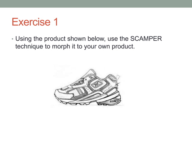 SCAMPER: An Ideation technique | PPT