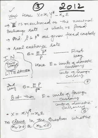 SOLUTIONS DSE MA ECONOMICS ENTRANCE  2012 MACRO/ASSIGNMENT/ TEST 