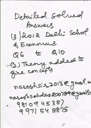 detailed solutions 2012 q paper dse  delhi school economics q 6 to q 10/solution bank;/study bank;/assignment
