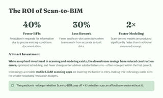 How Scan to BIM is Transforming Hospitality Renovation Projects | PDF
