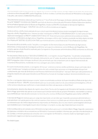 Blairo Maggi e o superintendente enroladão