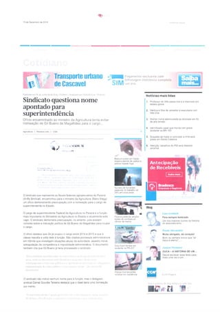 Blairo Maggi e o superintendente enroladão