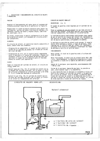 Cursillo de Carburación Solex.