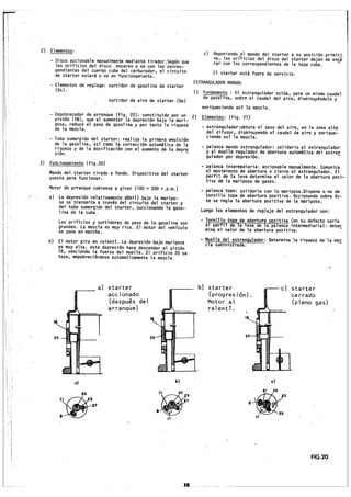 Cursillo de Carburación Solex.