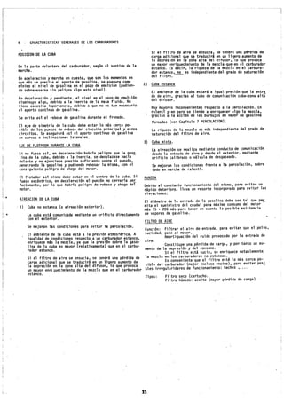 Cursillo de Carburación Solex.