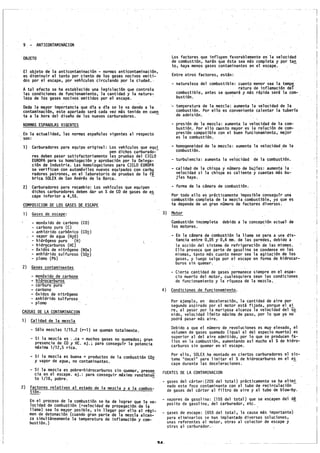 Cursillo de Carburación Solex.