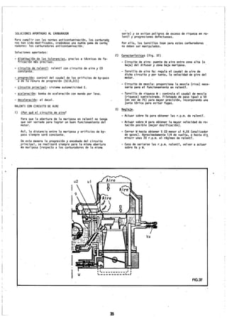 Cursillo de Carburación Solex.