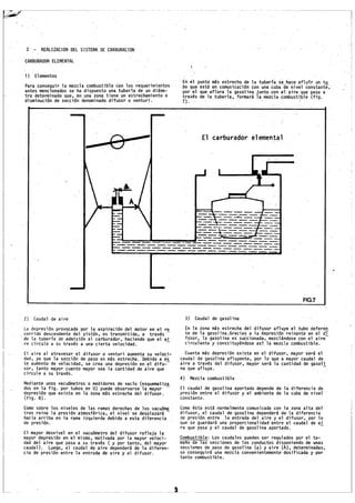Cursillo de Carburación Solex.