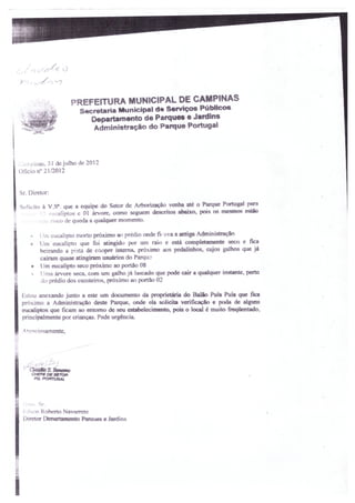 DPJ-Pq Taquaral/Supressão eucaliptos