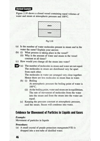 Quick notes on kinetic particle theory