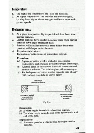 Quick notes on kinetic particle theory