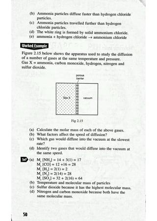 Quick notes on kinetic particle theory