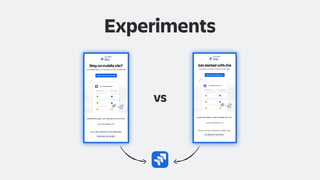vs
Experiments
 