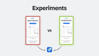 vs
Experiments
 