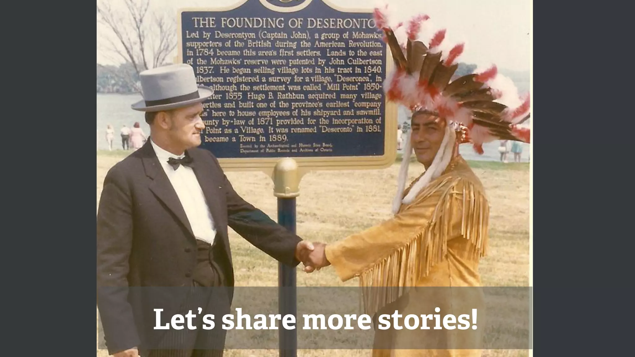 Let’s share more stories!
 